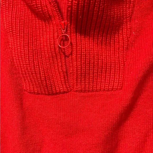 Sweaty Betty Vibrant Red Knit Top - Picture 3 of 5
